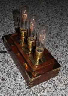 Steampunk table lamp